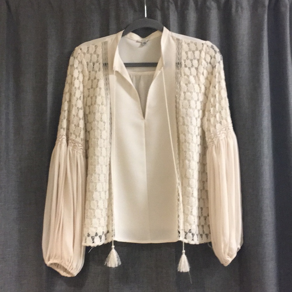Nude top from Urban Outfitters!
